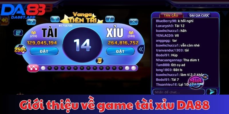 Khái quát sơ lược tài xỉu tại DA88