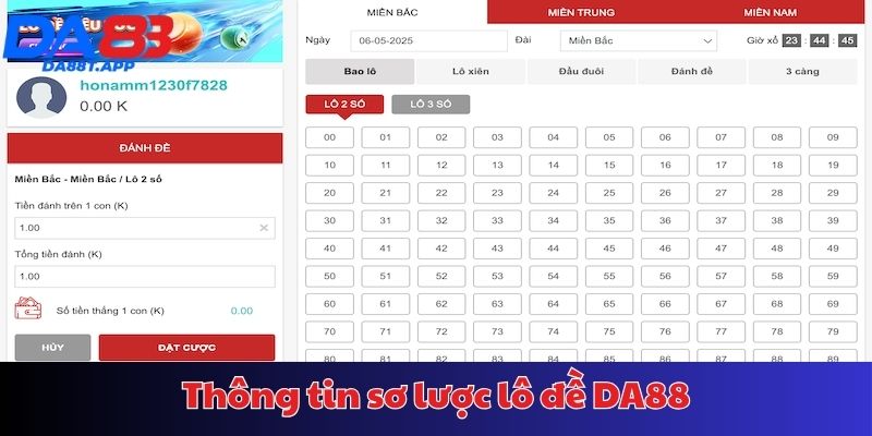 Khái quát về chuyên mục lô đề tại DA88