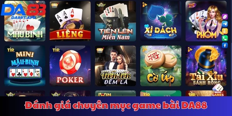 Ưu điểm của game bài DA88