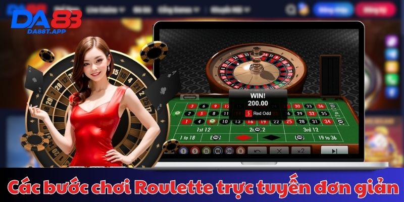 Chơi roulette trực tuyến tại DA88 với 3 bước vô cùng đơn giản