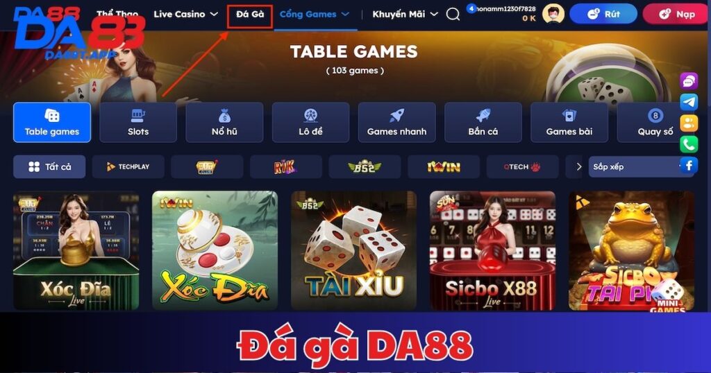 Đá gà DA88 - Phiên bản cá cược trực tuyến đẳng cấp quốc tế