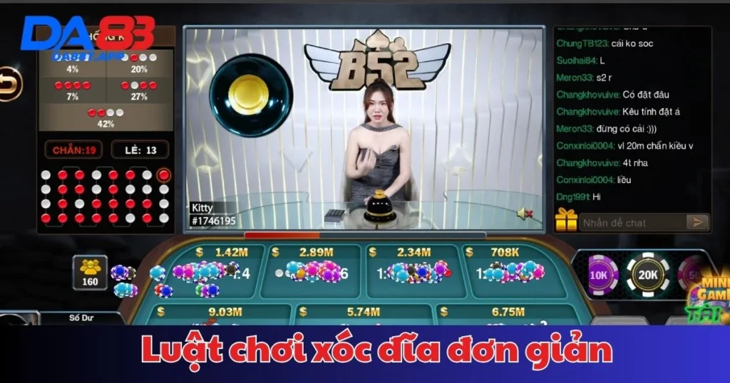 Luật chơi xóc đĩa đơn giản