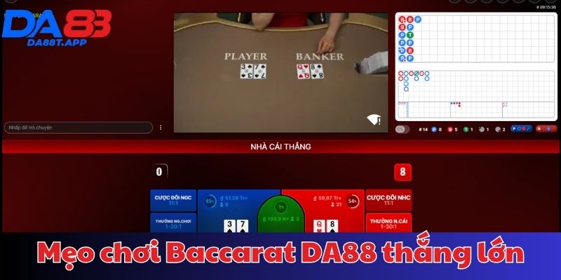 Mẹo chơi Baccarat nâng cao cơ hội chiến thắng