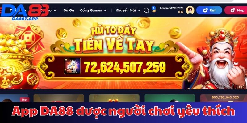 Tại sao app DA88 được người chơi yêu thích?