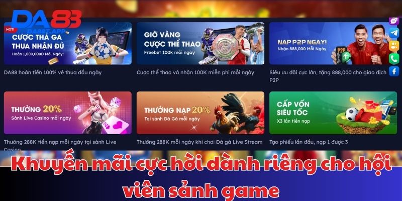 Top khuyến mãi cực hot dành riêng cho bet thủ đam mê cá cược tại sảnh game